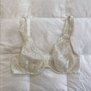 la perla lace cream bralette